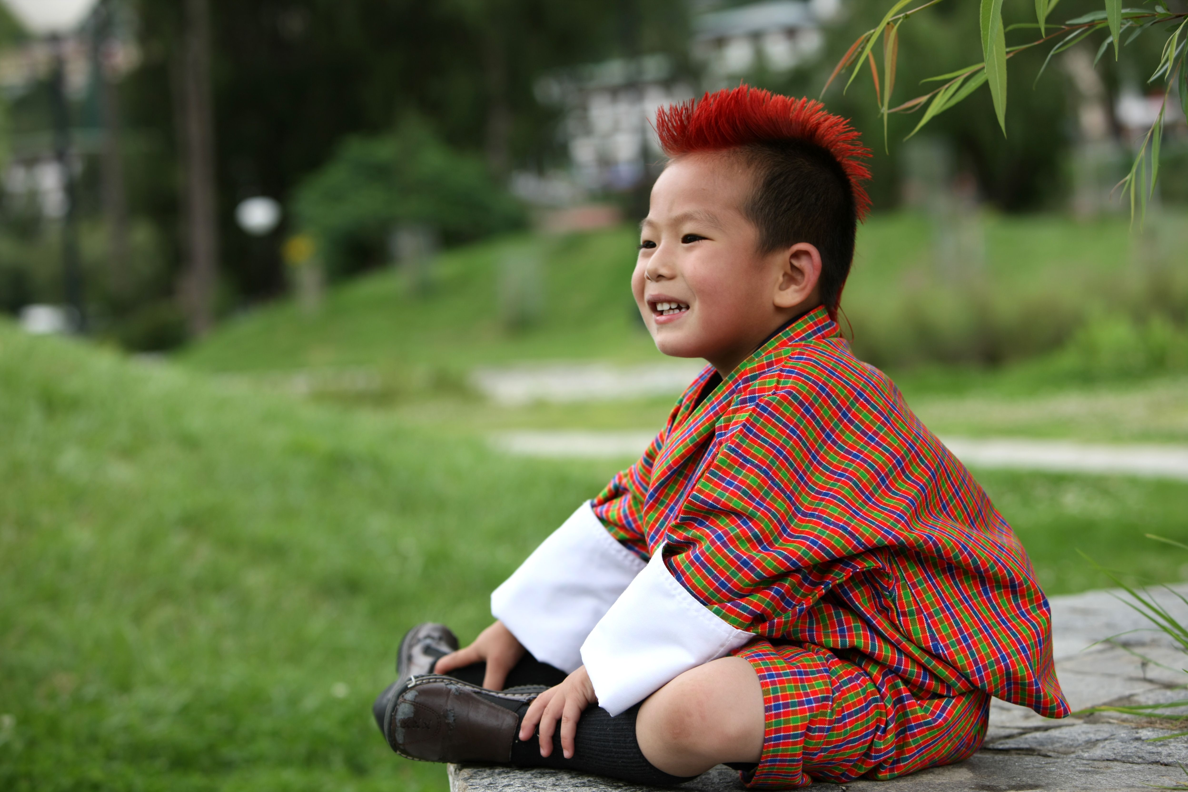 Từ người lớn đến trẻ nhỏ ở Bhutan, nụ cười là thứ bạn thường thấy nhất ở họ.